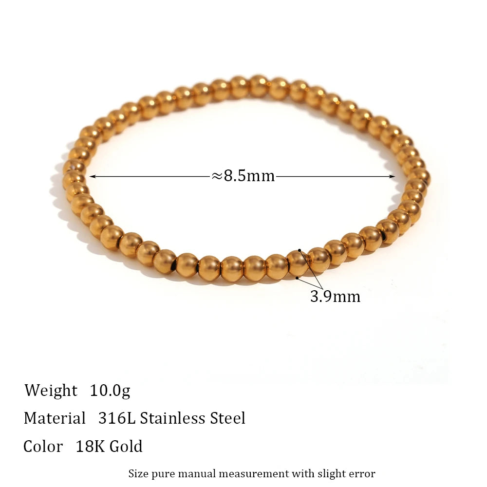 Timeless Elegance Beaded Chain Bracelets