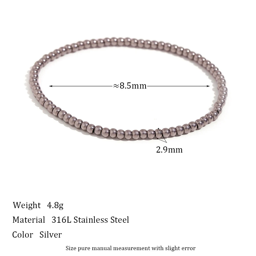 Timeless Elegance Beaded Chain Bracelets