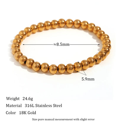 Timeless Elegance Beaded Chain Bracelets