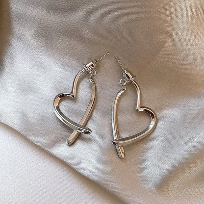 Geometric Love Drop Earrings