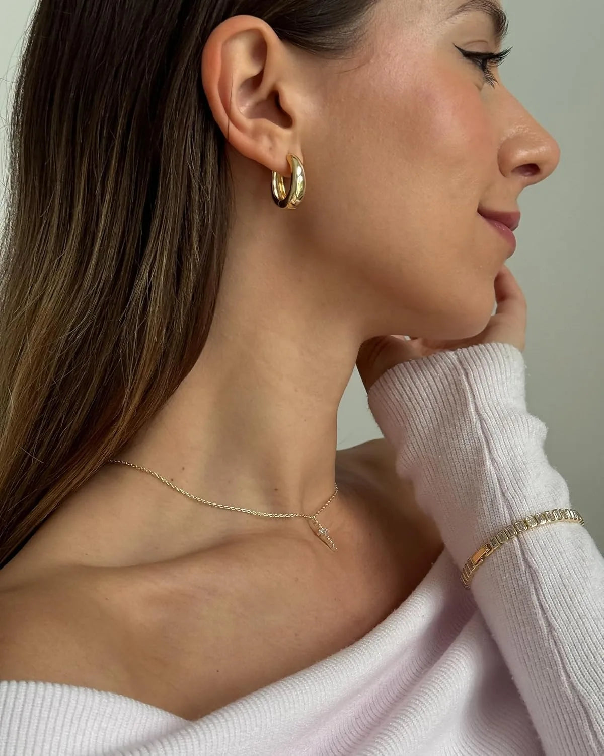 Chunky Gold Hoop Earrings™