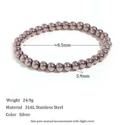 Timeless Elegance Beaded Chain Bracelets
