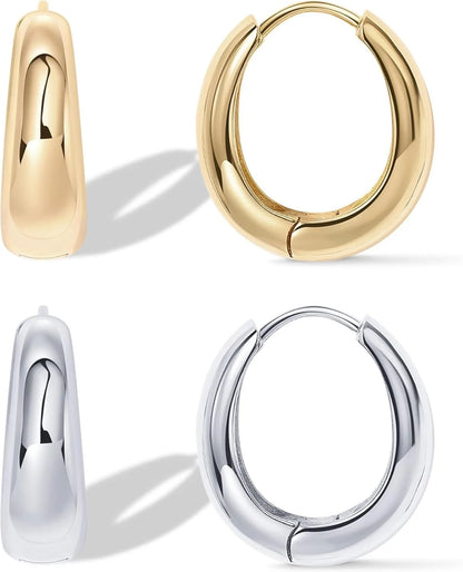 Chunky Gold Hoop Earrings™