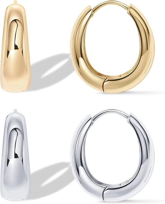 Chunky Gold Hoop Earrings™