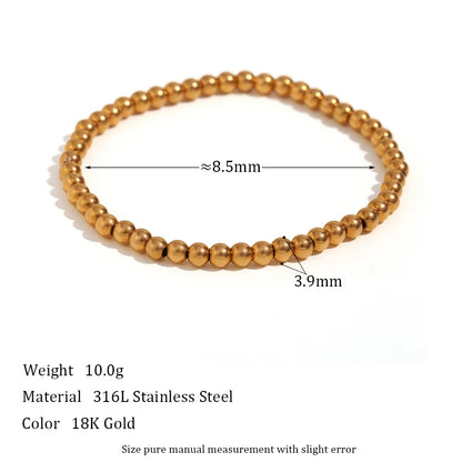 Timeless Elegance Beaded Chain Bracelets