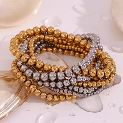 Timeless Elegance Beaded Chain Bracelets