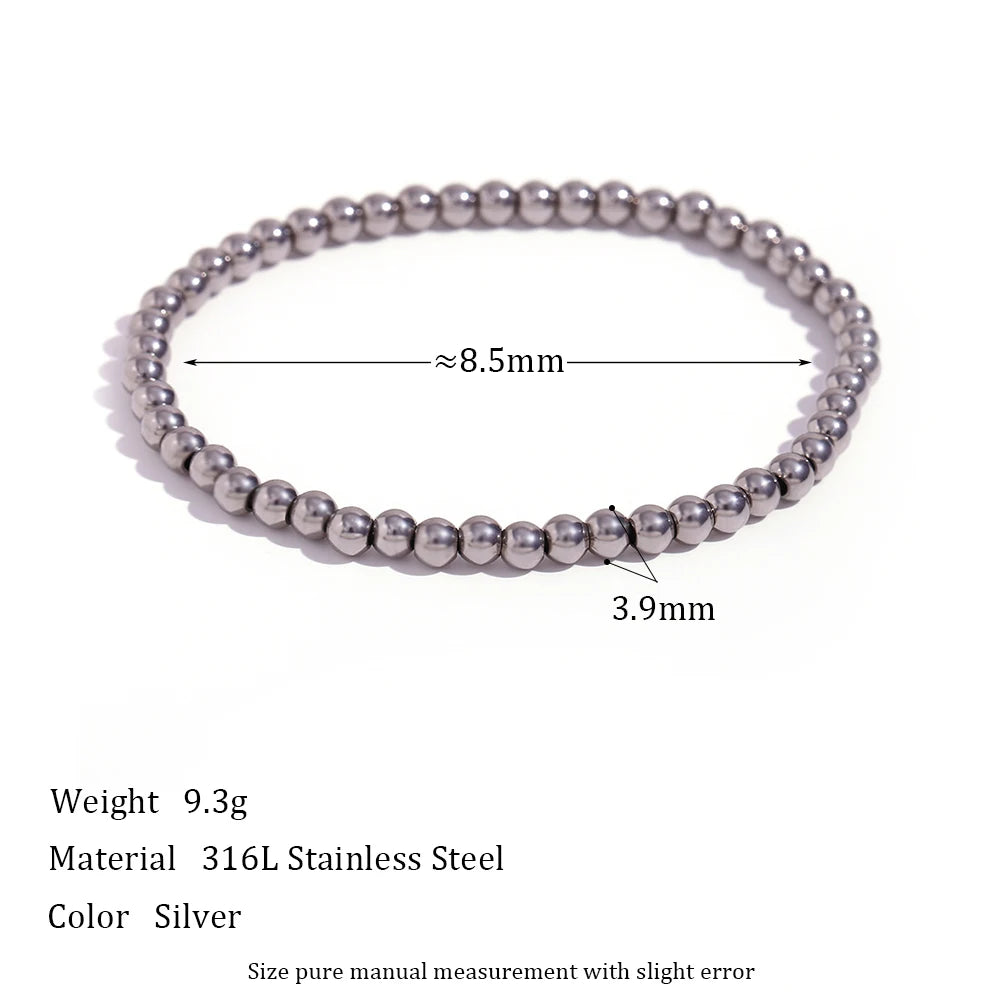 Timeless Elegance Beaded Chain Bracelets