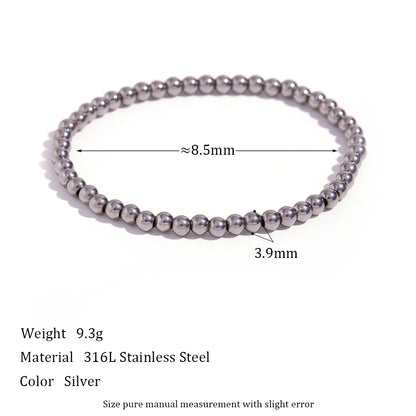Timeless Elegance Beaded Chain Bracelets