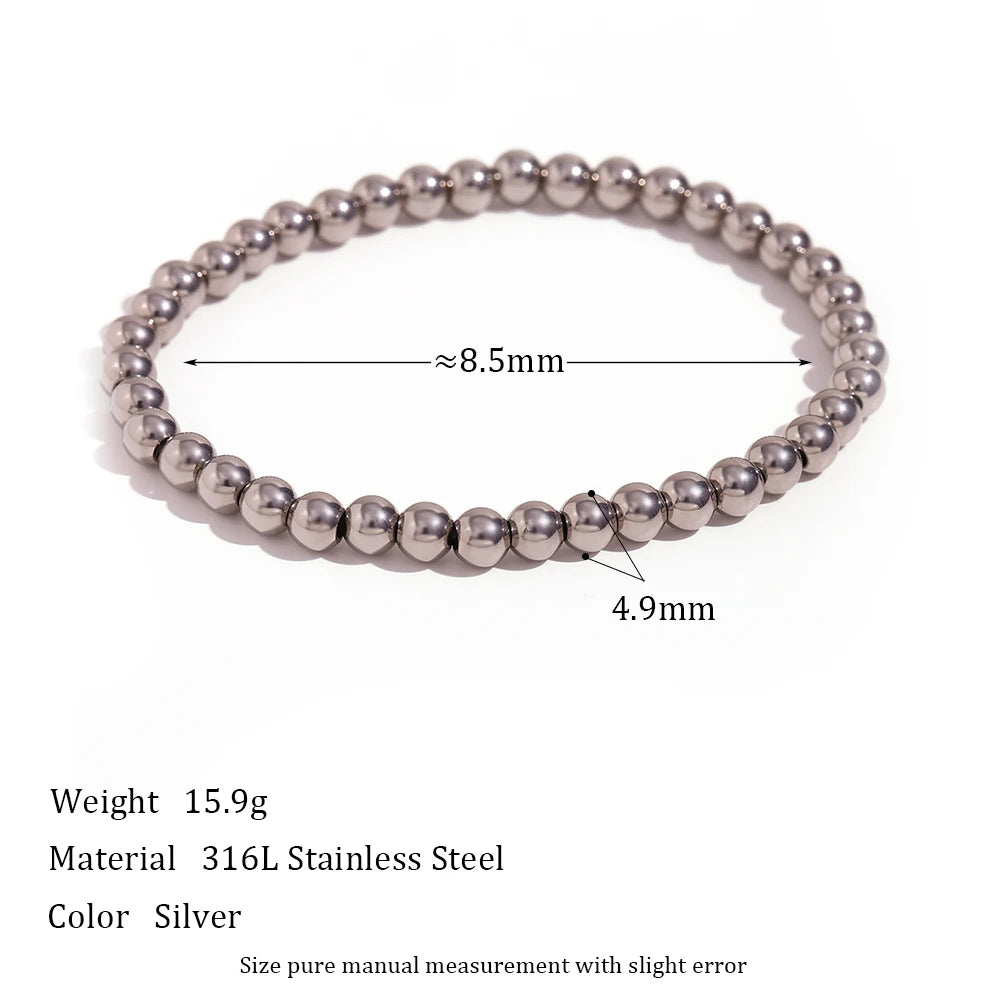 Timeless Elegance Beaded Chain Bracelets