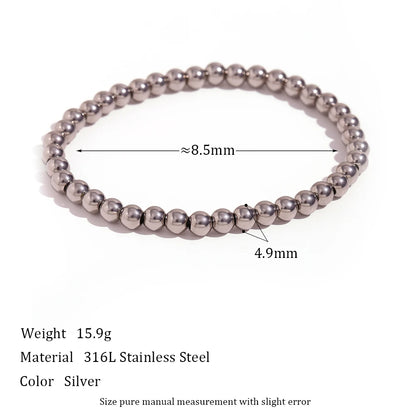 Timeless Elegance Beaded Chain Bracelets