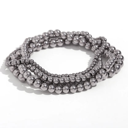 Timeless Elegance Beaded Chain Bracelets