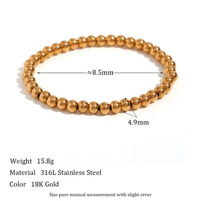 Timeless Elegance Beaded Chain Bracelets