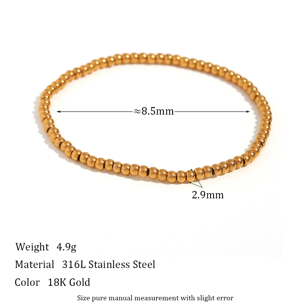 Timeless Elegance Beaded Chain Bracelets