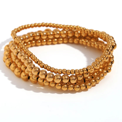 Timeless Elegance Beaded Chain Bracelets